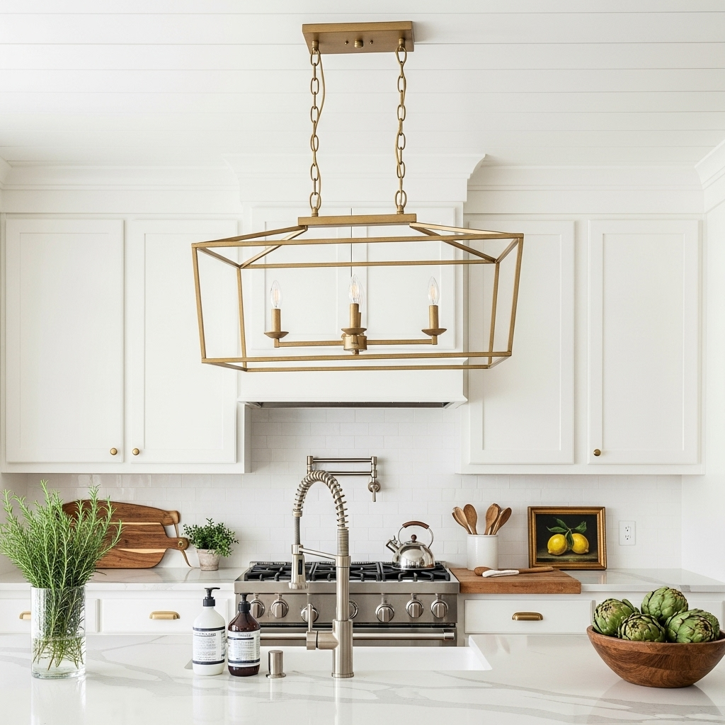 European style all-copper frame chandelier