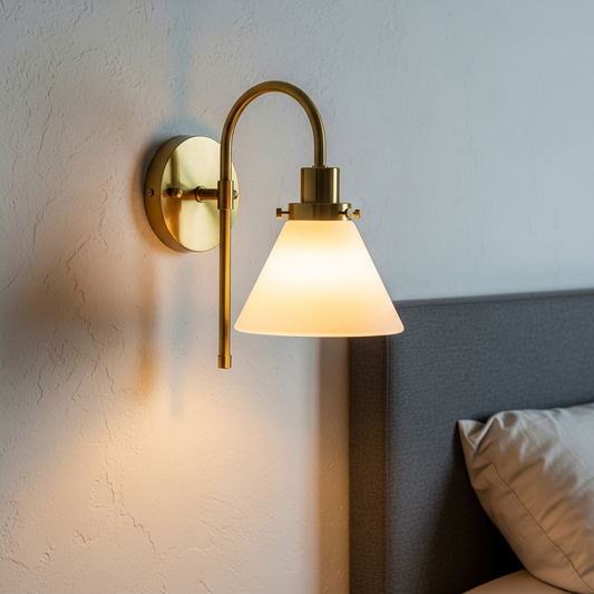 European and American style lampshade wall lamp