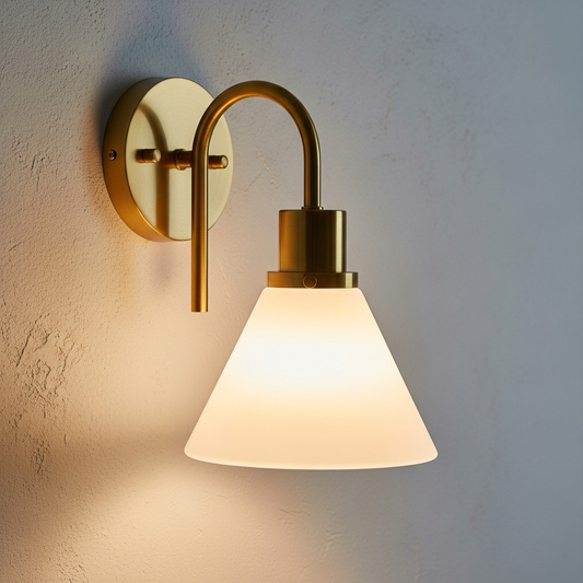 European and American style lampshade wall lamp